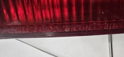 Винтажный красный аварийный фонарь Wilen Engineering Co. — металлический корпус — PAT PEND — - Изображение 1 из 4