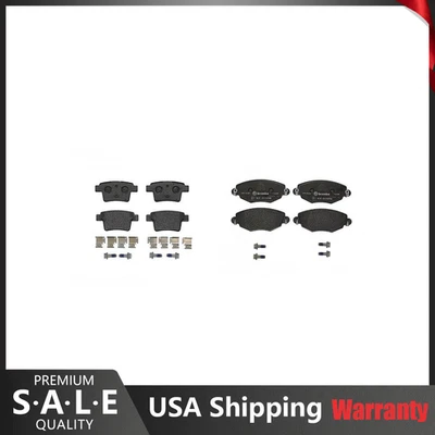 For Jaguar X-Type 2005-2008 Brembo Front and Rear Low Met Brake Pads Set Kit - Image 1 of 4