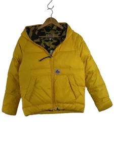 A BATHING APE FULLZIP DOWN Jacket yellow S Used - Picture 1 of 5