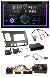 JVC Lenkrad USB 2DIN DAB Bluetooth CD Autoradio für Honda Civic 06-10 Hybrid ant - Bild 1 von 11