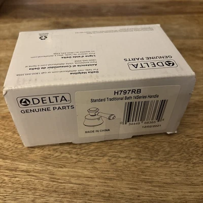 Sealed Box:  H797RB Delta Cassidy Lever Handle for Tub/Shower Venetian Bronze - Image 1 of 3