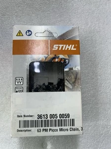 Neu - Stihl Kette 3613 005 0059 Original OEM 59 Antriebsglieder - Bild 1 von 1