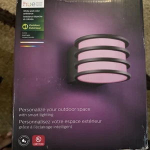 Philips Hue White and Color Ambiance Lucca Lampada da parete - Nero - Foto 1 di 6