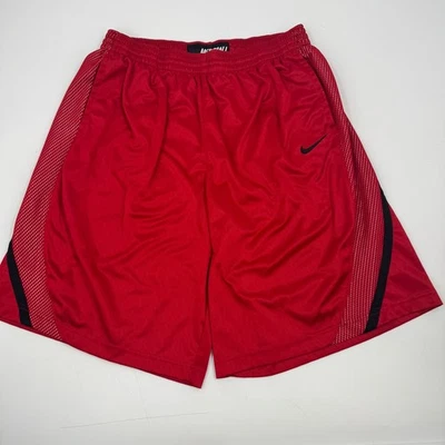 Pantalones Cortos de Baloncesto Nike Rojo Negro Para Hombre XXL Atlético Gimnasio Entrenamiento Deslumbramiento Y2K Foto 1 de 4