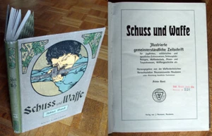 Achter Band von „Schuss und Waffe“ von 1914/1915 – sehr selten! - Bild 1 von 7