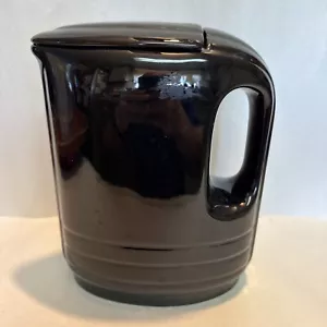 Art Deco schwarzer Westinghouse Kühlschrank Wasserkrug Hall China Co. nicht gemarkt - Bild 1 von 9