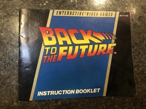 BACK TO THE FUTURE MANUAL DE INSTRUCCIONES ORIGINAL LIBRO DE JUEGOS NINTENDO NES HQ - Imagen 1 de 1