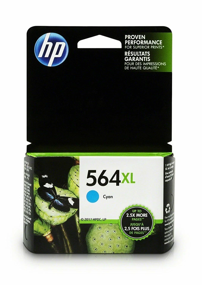 HP CB323WN 564XL High Yield Original Ink Cartridge - Cyan