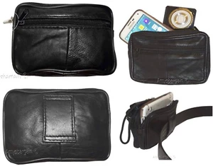 Bolsa para cámara grande Funda para teléfono celular Bolsa para cinturón Bolso para cinturón de cuero / Estuche para cámara nuevo - Imagen 1 de 12