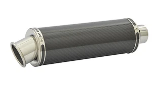 Yamaha YZF R1 Exhaust SP Engineering Carbon Fibre Round Big Bore XLS 1998-2001 - Picture 1 of 11