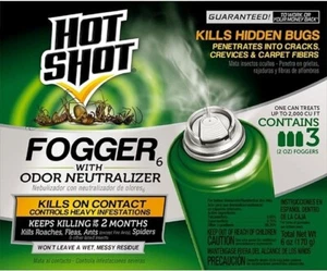 Hot Shot Insect Fogger With Odor Neutralizer Heavy Infestation Indoor - Picture 1 of 9