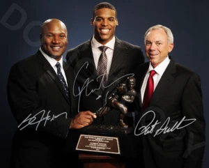 Bo Jackson Cam Newton Pat Sullivan Auto 8x10 Foto Nachdruck Auburn Tigers Heisman - Bild 1 von 2
