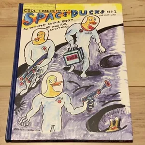 DANIEL JOHNSTON SPACE DUCKS No.1 INFINITE COMIC BOOK OF MUSICAL GREATNESS USED - Picture 1 of 10