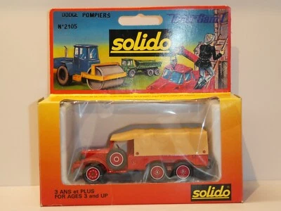 Solido Dodge Pompiers Fire Truck Ref 2105 Ville De Paris Boxed Toner Gam 1 Boxed - Image 1 of 4