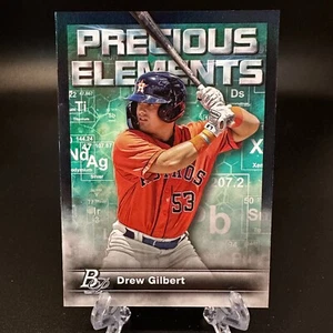 2023 Bowman Platinum Drew Gilbert Precious Elements #PE-22 Houston Astros - Picture 1 of 2