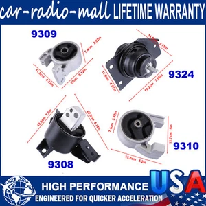 4PC Engine Motor &amp; Trans Mount Set Kit Fit For 06-11 Hyundai Accent 1.6L A/T - Picture 1 of 20