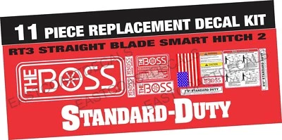 Kit de repuesto para quitanieves BOSS de hoja recta de servicio estándar RT3 Smart Hitch 2  Foto 1 de 3