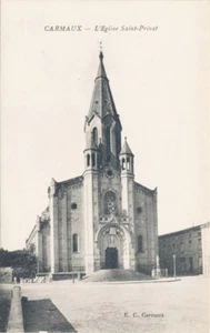 CARMAUX - L’Eglise Saint Privat, dos vert, Neuve, E.C.CARMAUX (81000015) - Picture 1 of 2