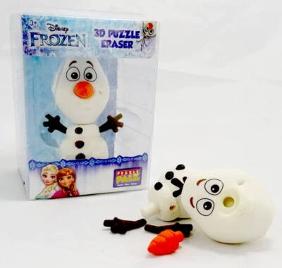 Disney Frozen Die Eiskönigin OLAF 3D Puzzle Radiergummi Figur Statue süß 10cm