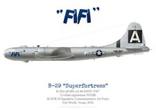 Print B-29 Superfortress "Fifi", Commemorative Air Force, 2016 (by G. Marie)