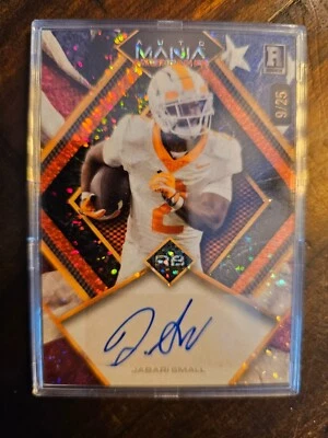 2024 Wild Card AutoMania American Football Jabari Small Diamond American Flag #A - Image 1 of 2