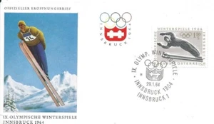 Austria Olympic Games Innsbruck 1964 Olympic cover cancel Innsbruck 1 nr. 11 - Picture 1 of 1
