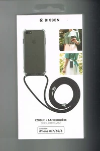 COQUE + BANDOULIÈRE - iPHONE 6 / 6S / 7 & 8 - BIGBEN - NEUF NEW - Photo 1 sur 2