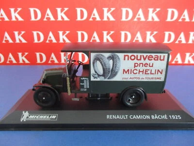Die cast 1/43 Modellino Truck Renault Camion Bache 1925 Michelin - Immagine 1 di 4