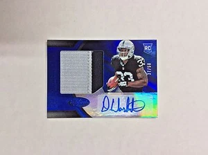 2016 PANINI CERTIFIED FOOTBALL DeWASHINGTON AUTO/GU JERSEY RC CARD #219 37/50 - Picture 1 of 2
