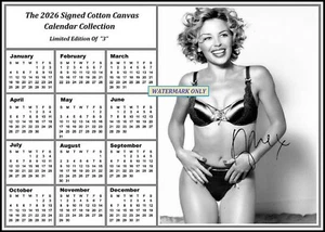 Calendario Kylie Minogue, firmado 2026 lona algodón (KM-2) - Imagen 1 de 1