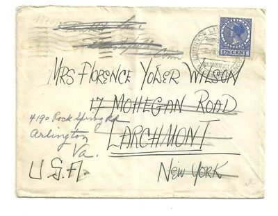 NEDERLAND 1941 WWII CENSORED COVER TO USA (Z584) - Image 1 of 2