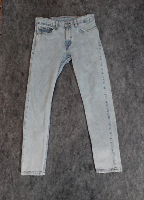 Levis Jeans Mens 32x30 Blue Light wash 512 Slim Taper Leg Preppy Slim Skater Y2K - Image 1 of 4
