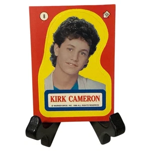 Jb14 Growing Pains Sticker 1988 Topps #8 Mike Seaver Kirk Cameron - Picture 1 of 4