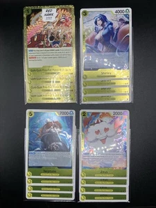 One Piece OP11 A Fist Of Divine Speed Yellow Rare Playsets Bundle - Picture 1 of 1