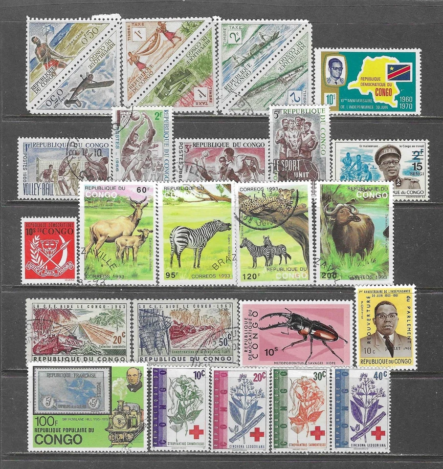 Congo old stamps - Image 1 of 1