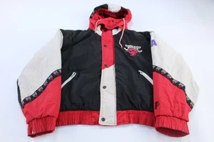 Veste à capuche brodée joueur pro Chicago Bulls années 90 - Photo 1/5