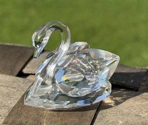 Swarovski Crystal Swan Figurine Small 1.75” Tall No Box - Picture 1 of 9