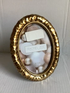 Rachel Zoe ovaler goldener Bilderrahmen passend für 4’’ x 6’’ Foto - Bild 1 von 4
