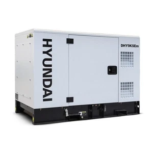 Hyundai Generator 9kW / 11.25kVA* Silenced Diesel Slow Running 1500rpm DHY9KSEm - Picture 1 of 13