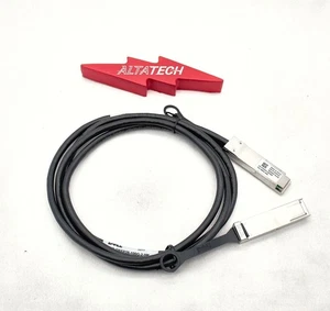 CÂBLE DAC DELL 076V43 2M 100 Go QSFP28 VERS QSFP28 - Photo 1/7