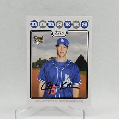 2018 Topps Archives Clayton Kershaw Los Angeles Dodgers Rookie #UH240 10541 - Image 1 of 4
