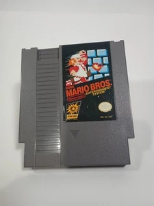 Nintendo NES Mario Bros. Game Only Damaged Front Sticker See Pics - Picture 1 of 6