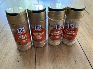 McCormick Fall Finishing Sugars ~ Pumpkin Spice Maple Brown Sugar Salted Carmel - Picture 1 of 4