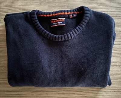 Superdry Men's Cotton Classics Knit Crew Jumper. Size XL. New, not worn. - Image 1 of 4
