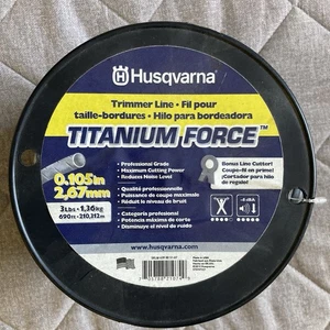 6390095107 Husqvarna Titanium Force .105" 3 libbre (690') linea di decespugliatore - OEM - Foto 1 di 3