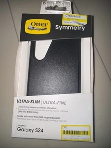 OtterBox Samsung Galaxy S24 Symmetry Series Case - Black - Zdjęcie 1 z 2