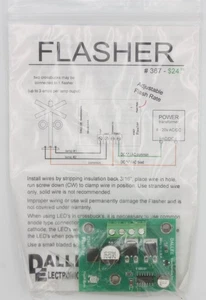 Dallee 367 Grade Crossing Flasher Controller Verkabelung 3-Schienen PCB - Bild 1 von 3