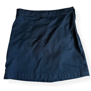 Lands End Girls Navy Chino Skort 7 - Picture 1 of 10