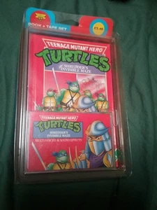 Vintage Collins Audio Teenage Mutant Hero Turtles Buch & Band 1991 - Bild 1 von 14