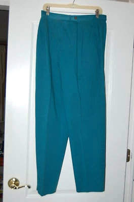womens pants size 14 DAVID BROOKS blue cotton blend - Image 1 of 3